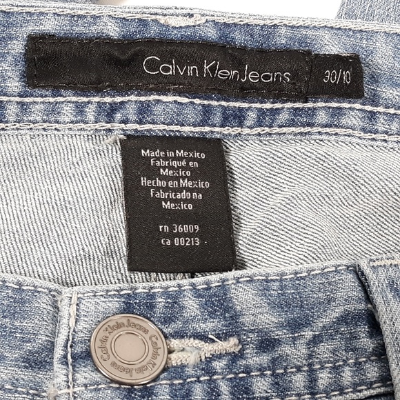 Calvin Klein Jeans Capris Size 10 Folded Cuff - Picture 6 of 8